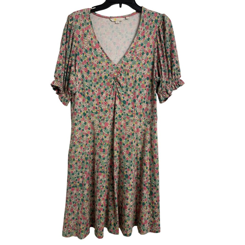 Boden Floral Midi Dress - Multicolor
